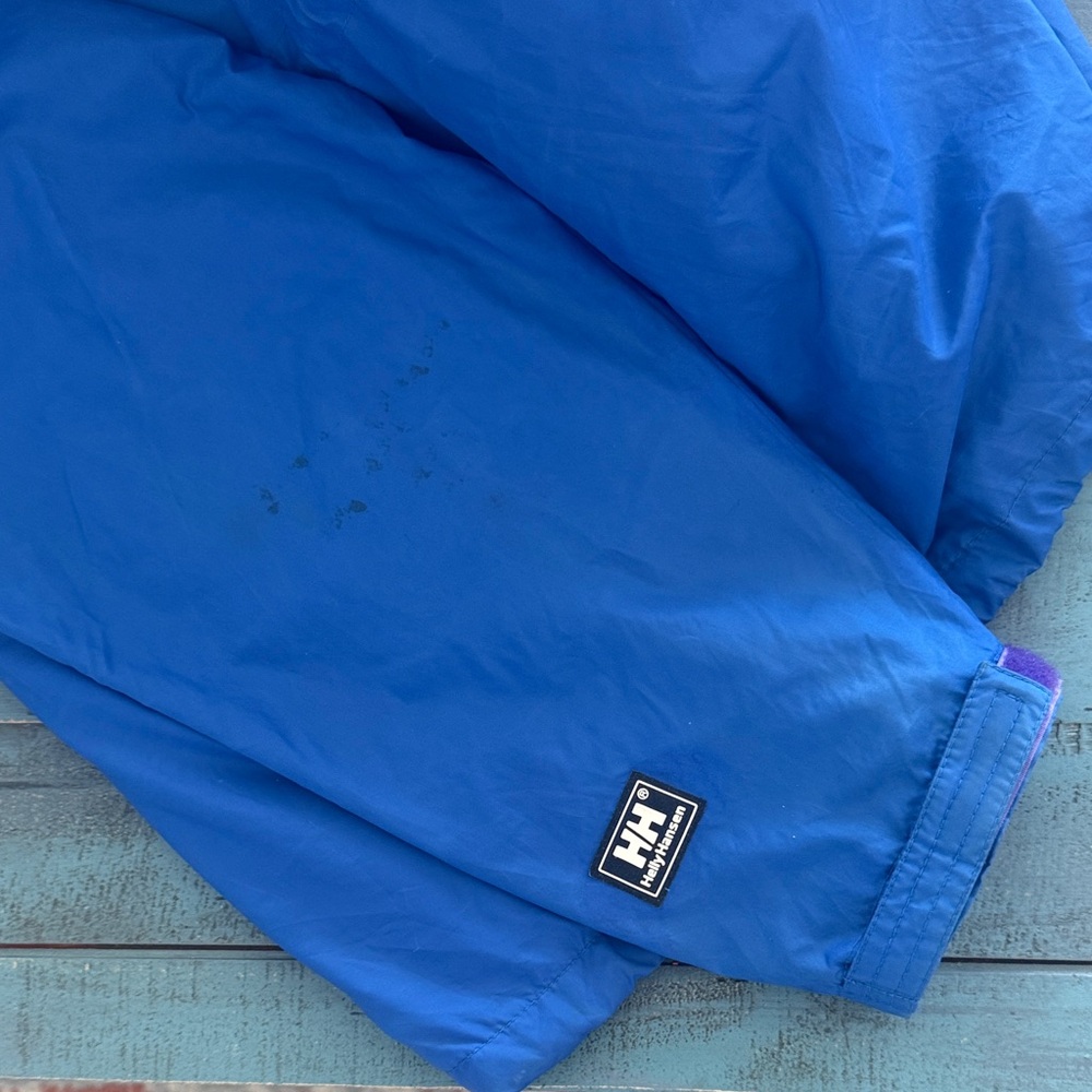 Helly Hansen Packable Blue Windbreaker Raincoat F… - image 8